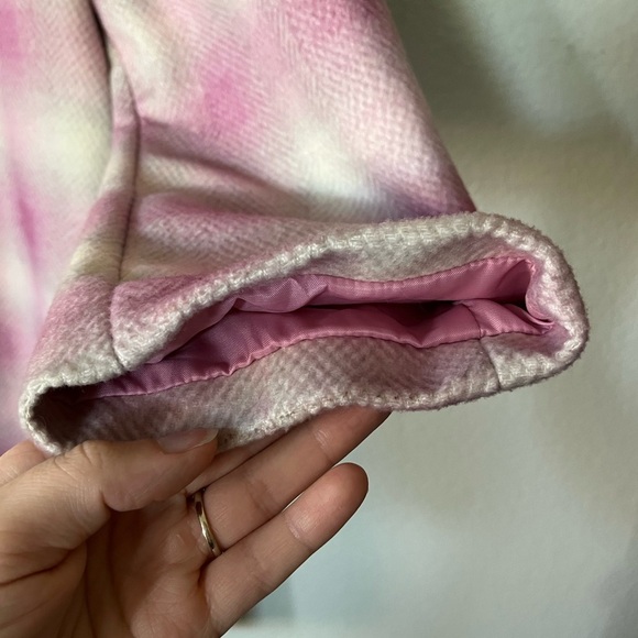 Avec Les Filles Raglan Walking Coat in Dusty Pink Plaid in Women’s Size S - Picture 15 of 16